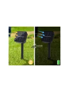 Kerti girland fények 20 LED napelemes többszínű - kültéri dekoráció és hangulatfény teraszra és kertbe