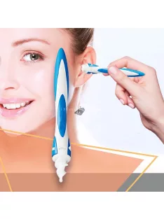   Fültisztító spirál, fülzsír eltávolító eszköz érzékeny fülhigiénia számára