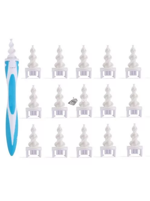 Fültisztító spirál, fülzsír eltávolító eszköz érzékeny fülhigiénia számára