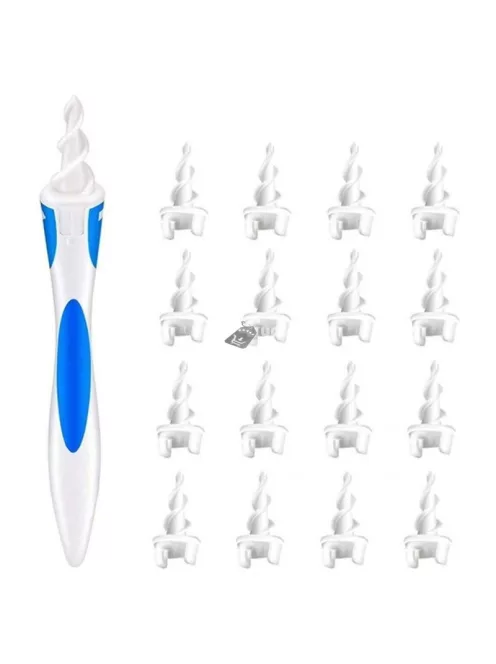 Fültisztító spirál, fülzsír eltávolító eszköz érzékeny fülhigiénia számára