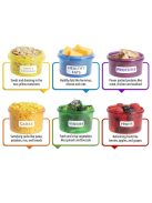 Kalóriabevitelt szabályozó ételtároló szett - Praktikus és átlátható tárolás az egészséges életmódért