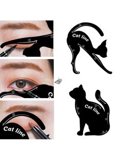   Szemhéj és tusvonal sablon - Könnyű smink alkalmazásához és precíz szemkontúr kialakításához