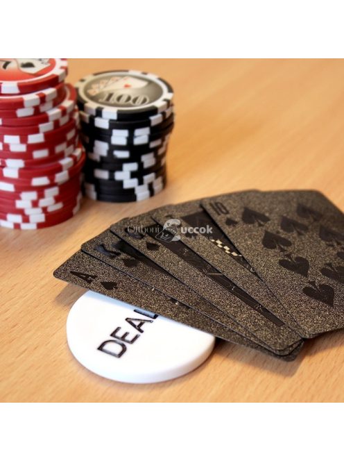 Prémium Plasztik Francia Kártya Pókerhez, Bridzshez és Römihez