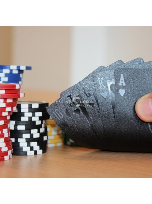 Prémium Plasztik Francia Kártya Pókerhez, Bridzshez és Römihez