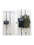 Ajtóra akasztható pántos táskarendező, Fekete színű szervező tárolóegység