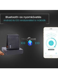   Elhagyhatatlan Bluetooth Okos Pénztárca Nyomkövető Funkcióval