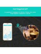 Elhagyhatatlan Bluetooth Okos Pénztárca Nyomkövető Funkcióval