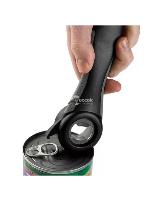 5 az 1-ben multifunkcionális üvegnyitó, Fekete színben