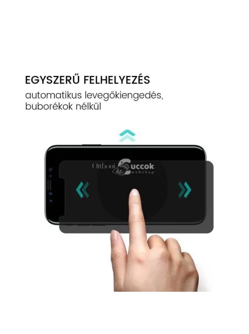 Betekintésgátló kijelzővédő fólia iPhone 7 készülékhez, adatvédelem és képernyővédelem egyben
