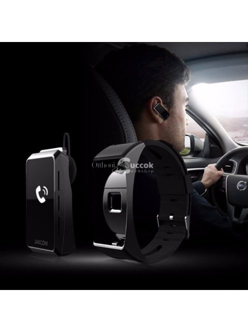 Jakcom B3 Fekete Okosóra és Bluetooth Vezeték Nélküli Fülhallgató Kombinációja Sporthoz és Mindennapi Használatra