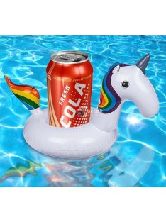   3 db Unikornis úszó italhűtő és pohártartó szett medencéhez