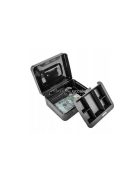 Fekete pénzesdoboz - Biztonságos pénztároló doboz gyerekeknek és felnőtteknek, ajándék ötlet, pénzgyűjtő és pénzszámláló funkcióval