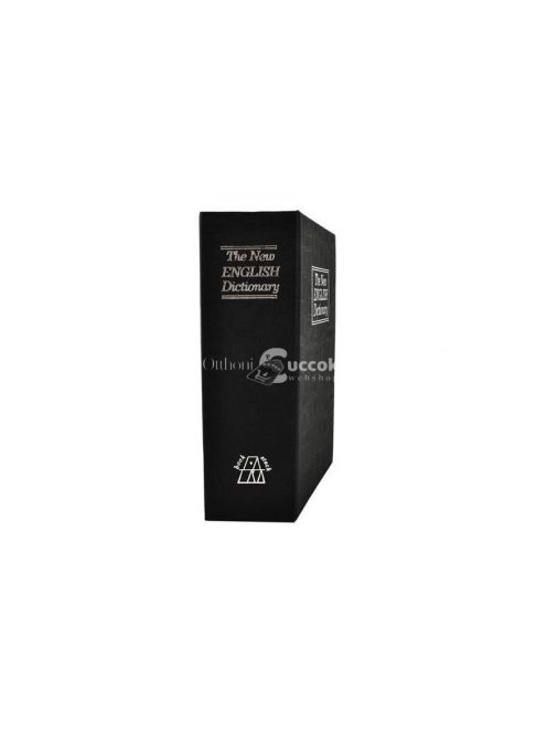 Könyv formájú kazettás titkos tároló, 18cm x 11,5cm méretben