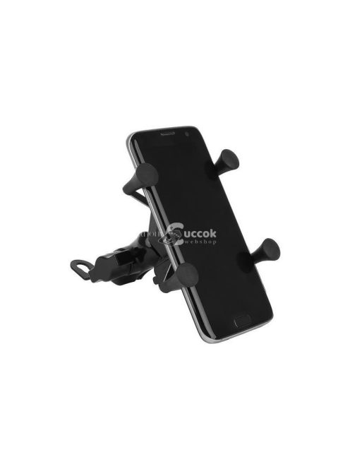 Motorkerékpár telefon tartó beépített USB töltővel motoros használatra