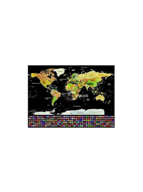 Világtérkép - 23443 (zászlókat nem tartalmaz)