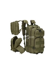   Extra nagy méretű zöld katonai hátizsák túrázáshoz és outdoor tevékenységekhez