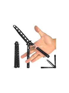   Fekete Pillangókés Tréninghez és Gyakorláshoz - Flipper Stílusú Edzőkés