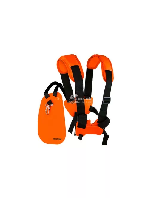 Benzines fűkasza tartóövek és támogató övek - erős, kényelmes kialakítású és könnyen használható kerti szerszám kiegészítő.