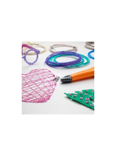 Kruzzel 19877 PLA 3D Nyomtató Szálak - 30 db x 10m, Kreatív Hobby és 3D Projektekhez