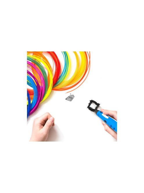 Kruzzel 19877 PLA 3D Nyomtató Szálak - 30 db x 10m, Kreatív Hobby és 3D Projektekhez