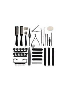   Soulima 21447 - 30 darabos professzionális pedikűr készlet otthoni és szalon használatra