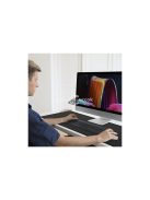 Izoxis 21912 ergonomikus, csúszásmentes, extra nagy méretű fekete egér és billentyűzet pad