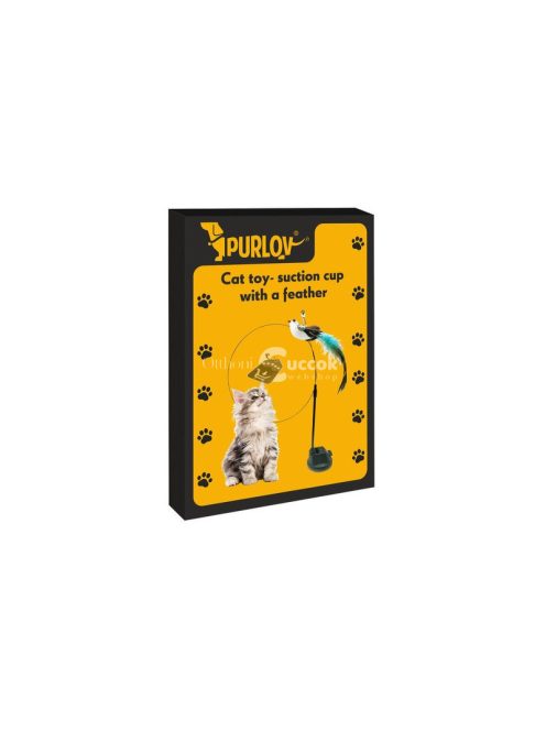 Purlov 22099 Interaktív Macskajáték Tapadókoronggal és Mozgó Elemmel