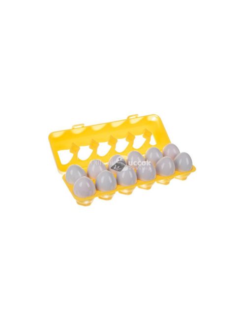 Kirakó játék - 12 darabos tojás formájú készlet, 22674