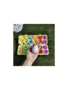 Kirakó játék - 12 darabos tojás formájú készlet, 22674