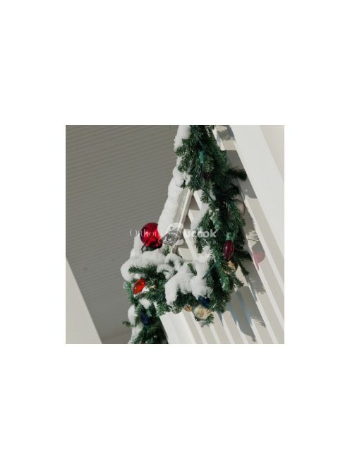 Karácsonyfa dekorációs girland 2.7m HQ Ruhhy 22323 ünnepi díszítéshez