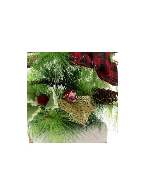 Mini Karácsonyfa - 45cm Ruhhy 22591, Műfenyő, Karácsonyi Dekoráció, Asztaldísz, Kis Méretű Fenyőfa