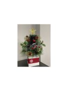 Mini Karácsonyfa - 45cm Ruhhy 22591, Műfenyő, Karácsonyi Dekoráció, Asztaldísz, Kis Méretű Fenyőfa