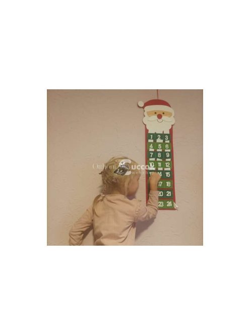 Karácsonyi adventi naptár - falra akasztható Ruhhy 22252