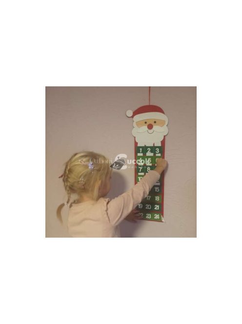 Karácsonyi adventi naptár - falra akasztható Ruhhy 22252