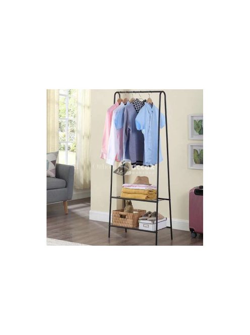 Ruhafogas állvánnyal és cipőpolccal 22258 - Praktikus tárolómegoldás előszobába és hálószobába