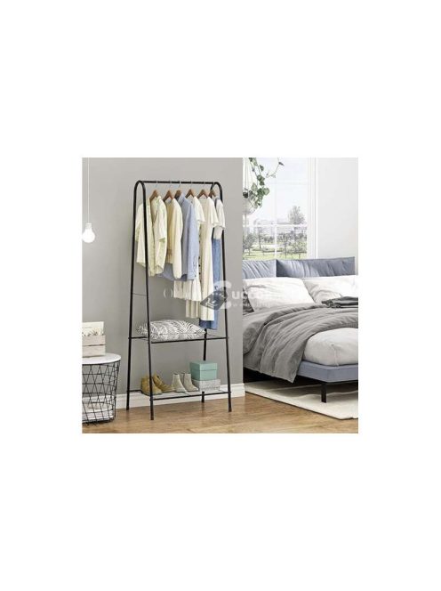 Ruhafogas állvánnyal és cipőpolccal 22258 - Praktikus tárolómegoldás előszobába és hálószobába