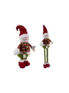   95 cm-es teleszkópos Karácsonyi hóember dekoráció - Ruhhy 22331