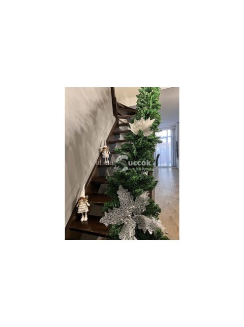 Szürke Karácsonyi Figurás Ruhhy 22343 - Tündér Dekorációs Ruha Ünnepi Hangulathoz