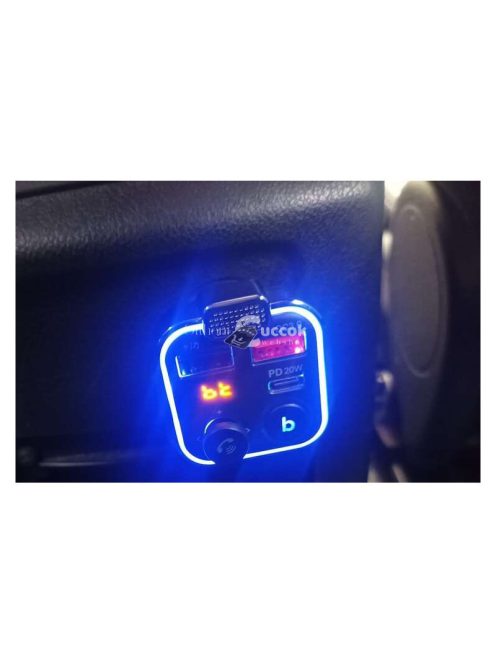 Xtrobb 22355 Autós FM Bluetooth Adó és Töltő Készülék