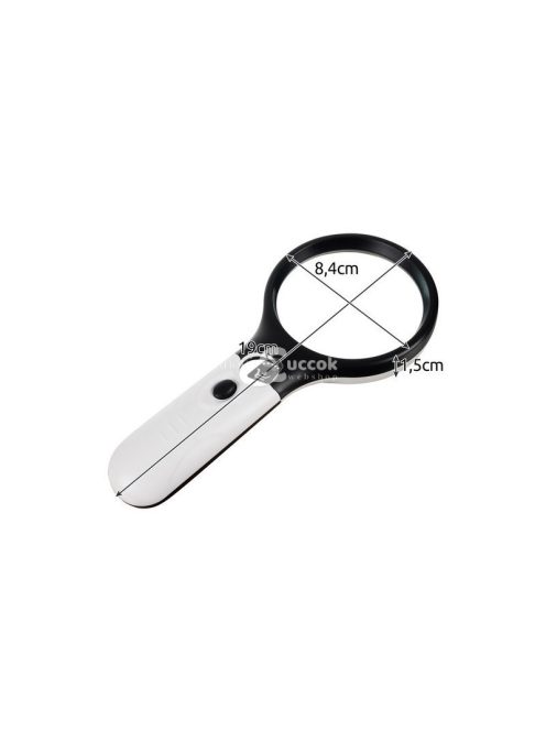 LED világítású precíziós kézi nagyító