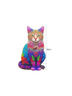   Kruzzel 22878 - 1000 darabos fa kirakó puzzle, logikai és kreatív gyerek játék