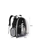 Purlov Macskás/Kutyás Hátizsák 23309 - Háziállat Utazó és Túra Hordozó Kutyasétáltatáshoz és Cicahordozáshoz