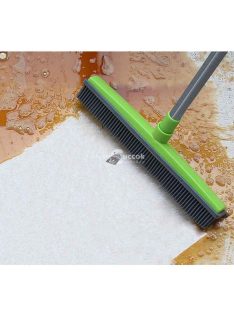   Teleszkópos gumiseprű, partvis Zöld – állítható nyéllel, hatékony szőnyeg- és padlótisztításhoz