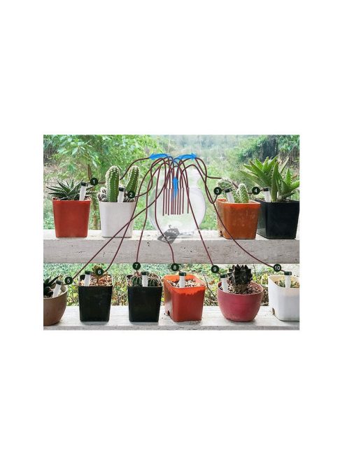 2 adagolós cserepes virág automata öntözőrendszer