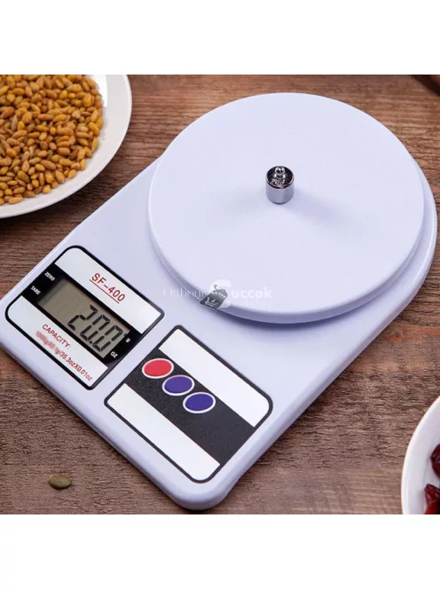 Digitális konyhai mérleg precíziós súlyméréssel és LCD kijelzővel