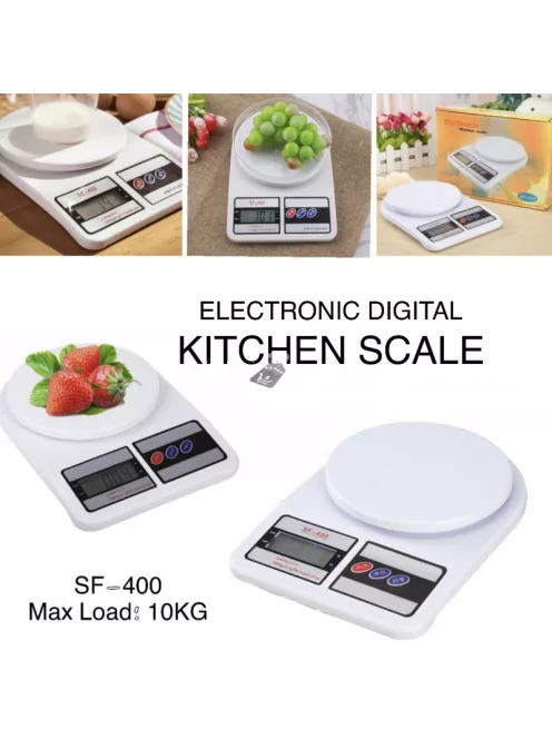 Digitális konyhai mérleg precíziós súlyméréssel és LCD kijelzővel