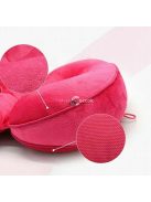 Rózsaszín tartásjavító derék- és ülőpárna kényelmes üléshez