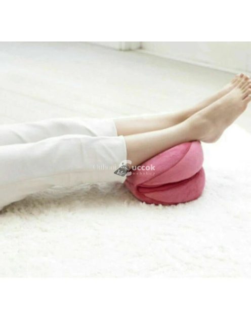 Rózsaszín tartásjavító derék- és ülőpárna kényelmes üléshez