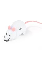 Távirányítós macskajáték egér, barna testtel és fekete fülekkel