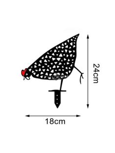   Csirke Kerti Dísz – Dekoratív Kapirgáló Csirke Szobor Kertbe